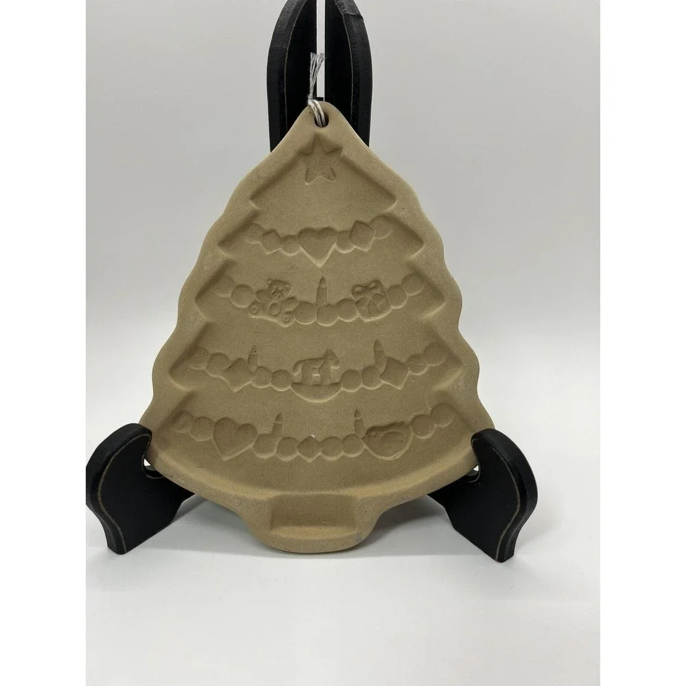 1986 Hill Design Brown Bag Cookie‎ Art Shortbread Mold Christmas Tree